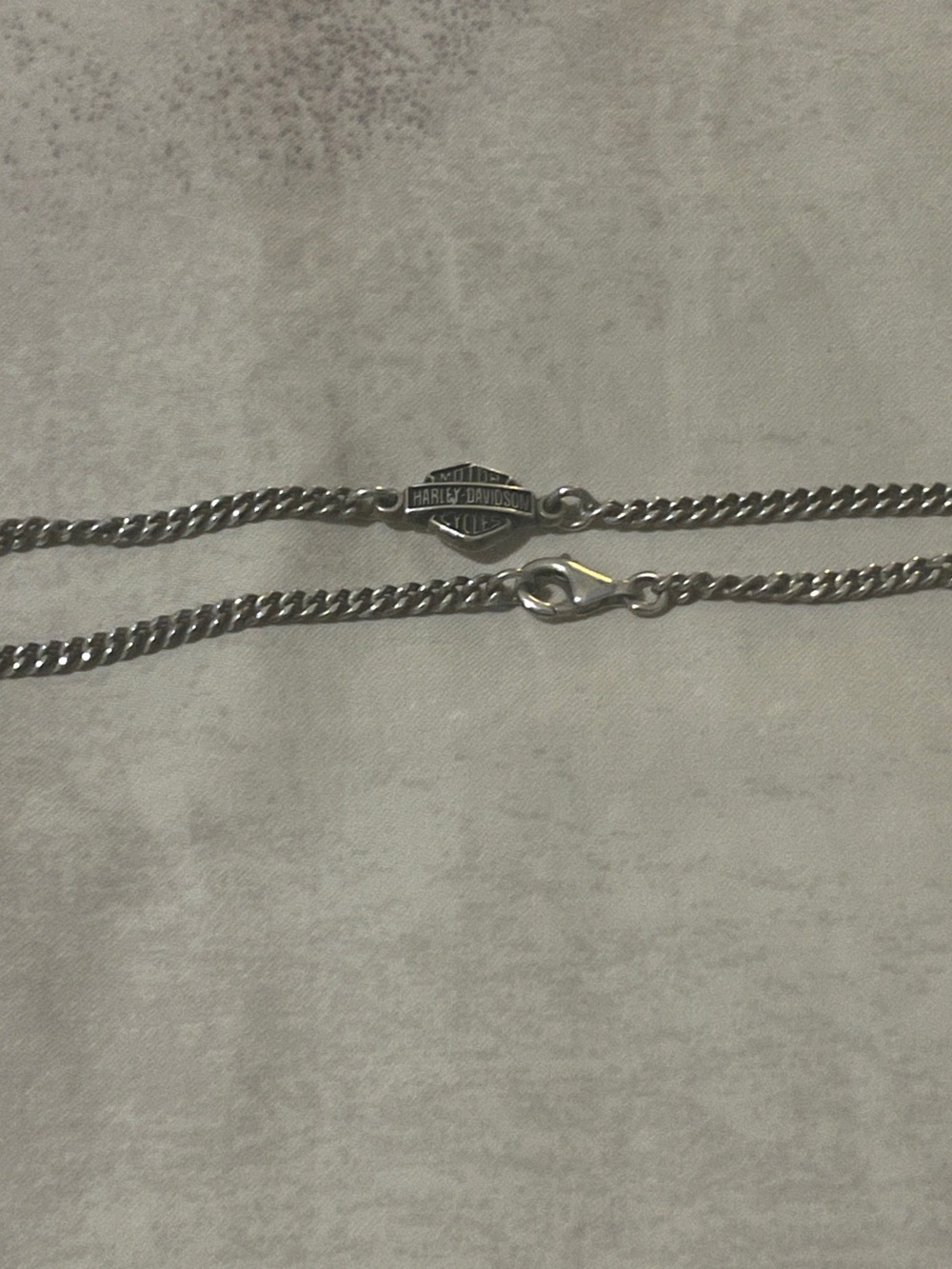 Harley-Davidson Silver Logo Chain Bracelet